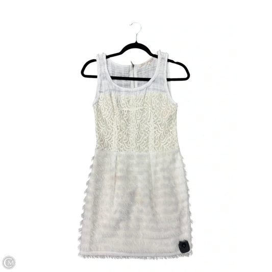 Dress Casual Midi By Rachel Roy In Cream, Size: 4