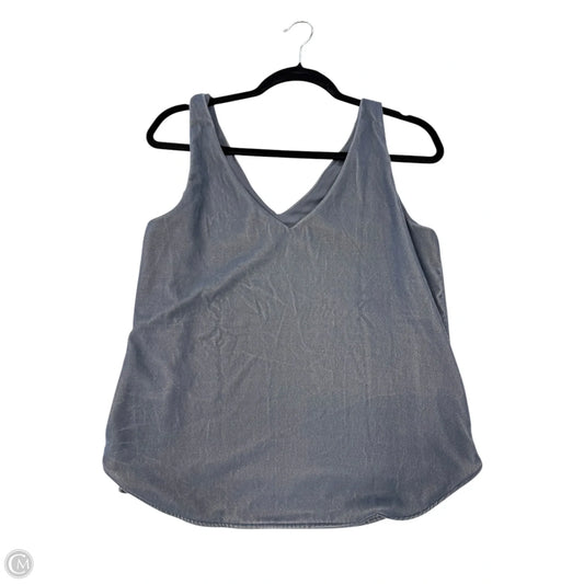 Top Sleeveless By Loft In Blue, Size: S