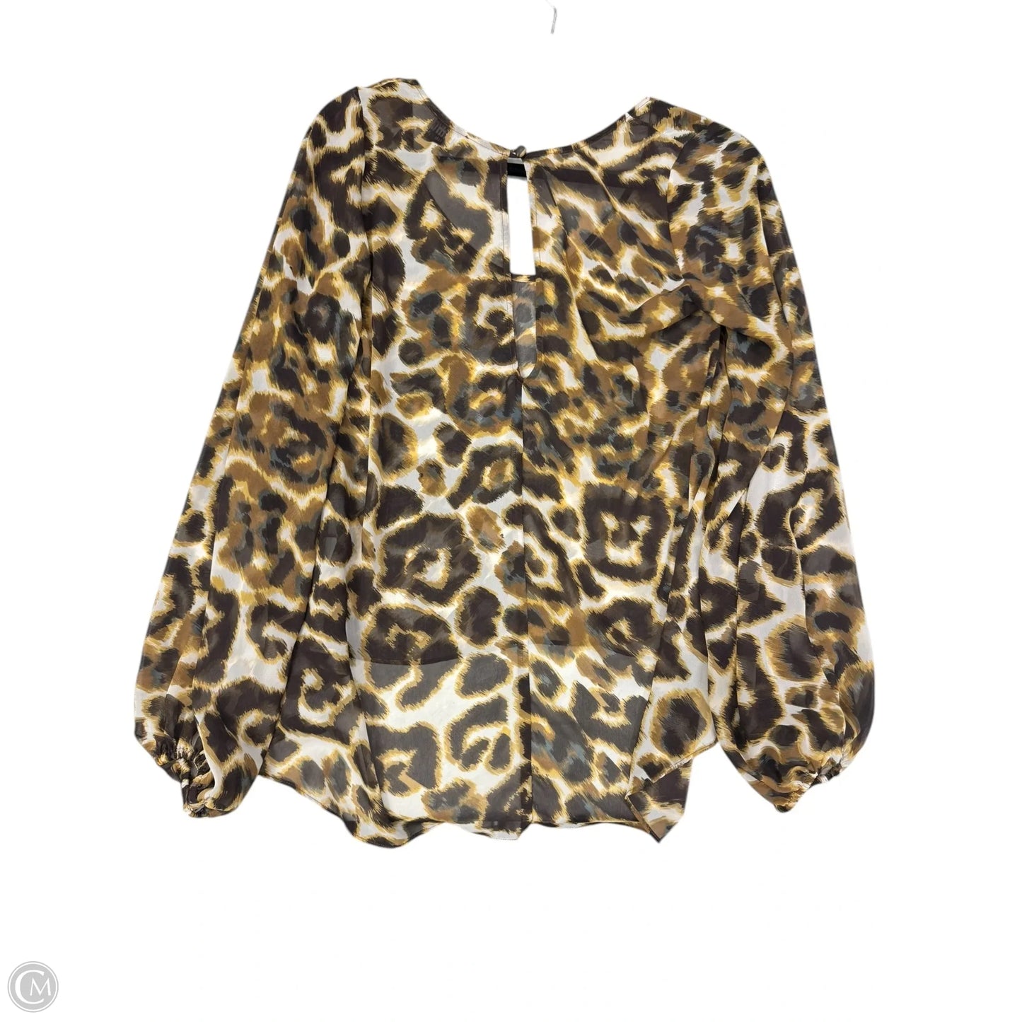 Blouse Long Sleeve By Show Me Your Mumu In Animal Print, Size: S