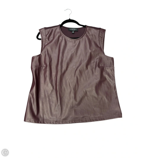 Top Short Sleeve By Laundry In Maroon, Size: M