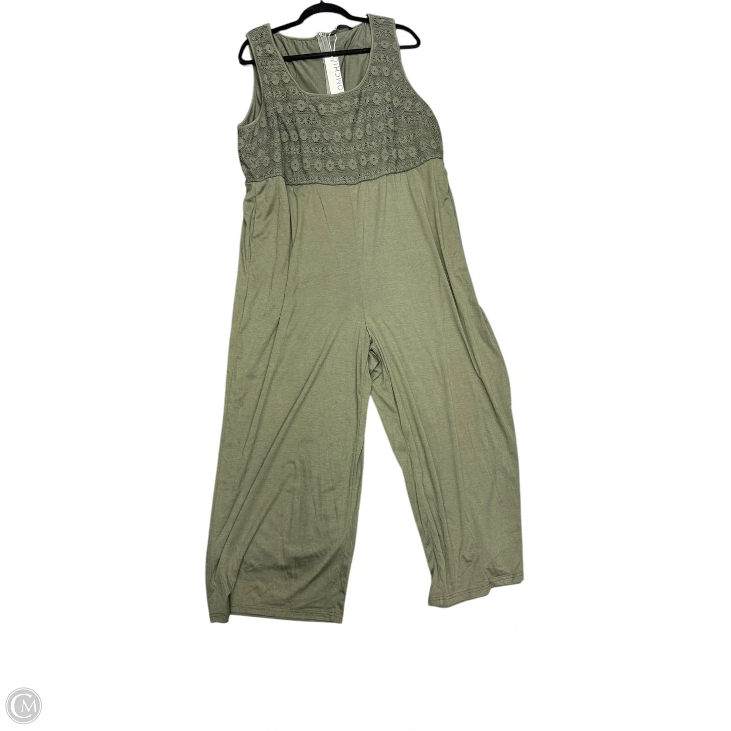Jumpsuit By Clothes Mentor In Green, Size: 18