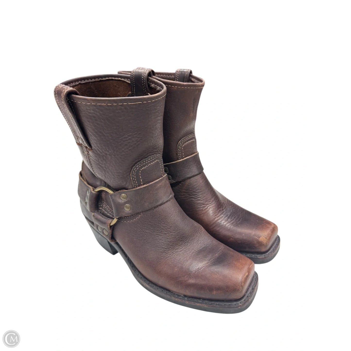 Boots Designer By Frye In Brown, Size: 7