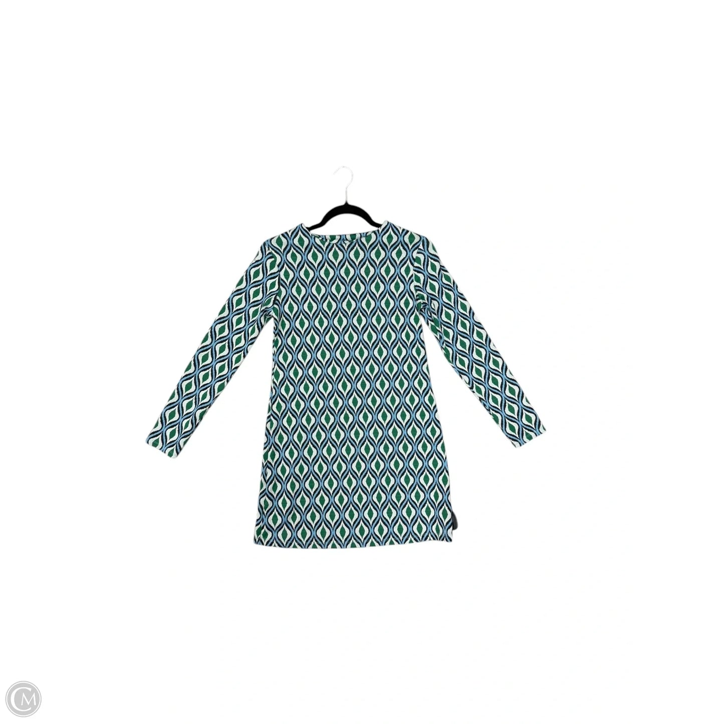 Dress Casual Short By Zara Women In Blue & Green, Size: 4