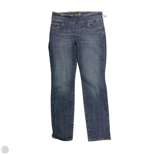 Jeans Jeggings By Lee In Blue Denim, Size: 12