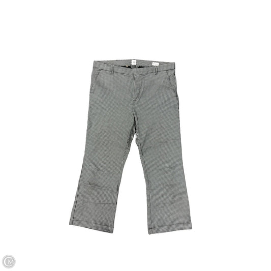 Pants Cropped By Gap In Black & White, Size: 18