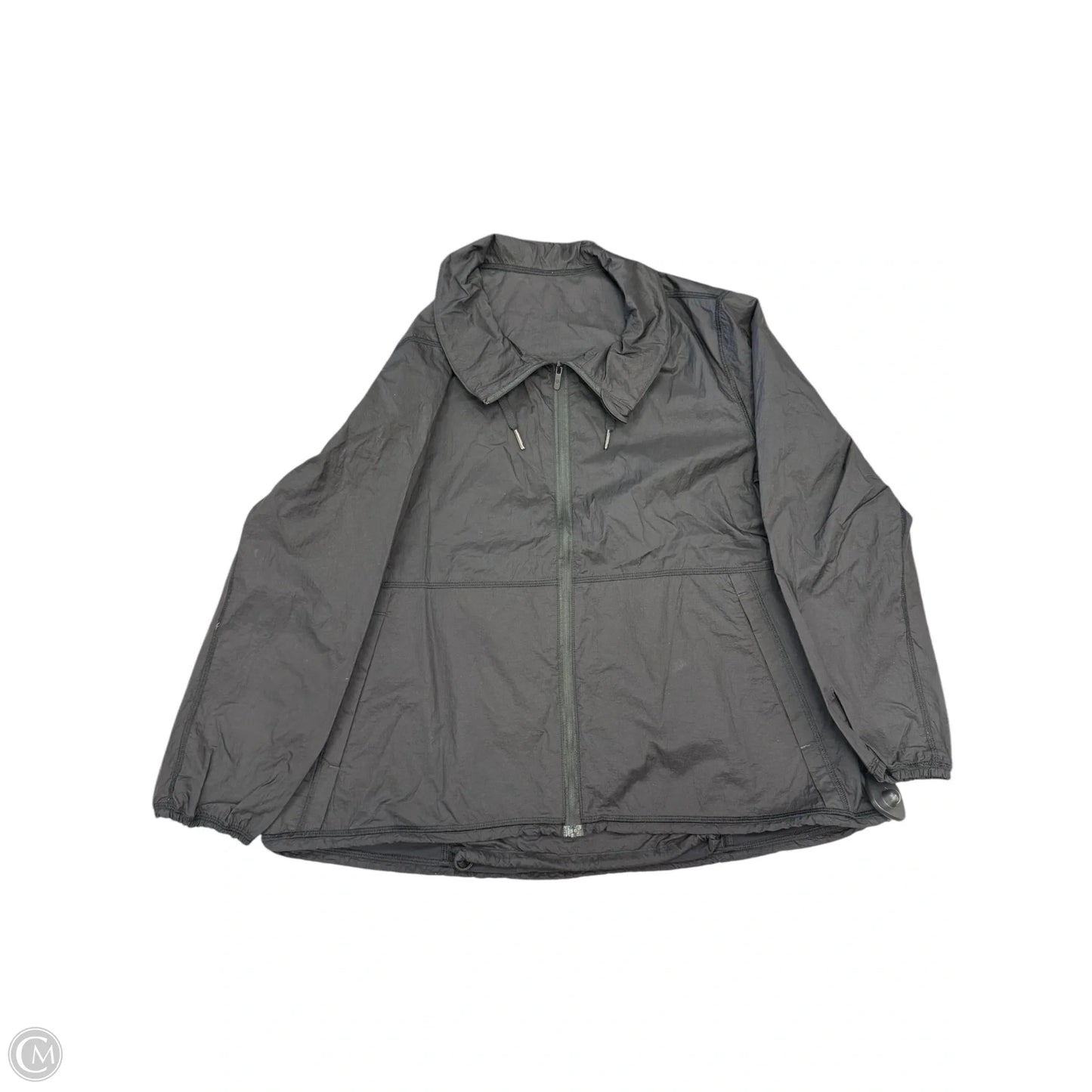 Jacket Windbreaker By Lululemon In Black, Size: S