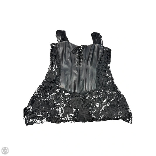 Top Sleeveless By Clothes Mentor In Black, Size: 4x