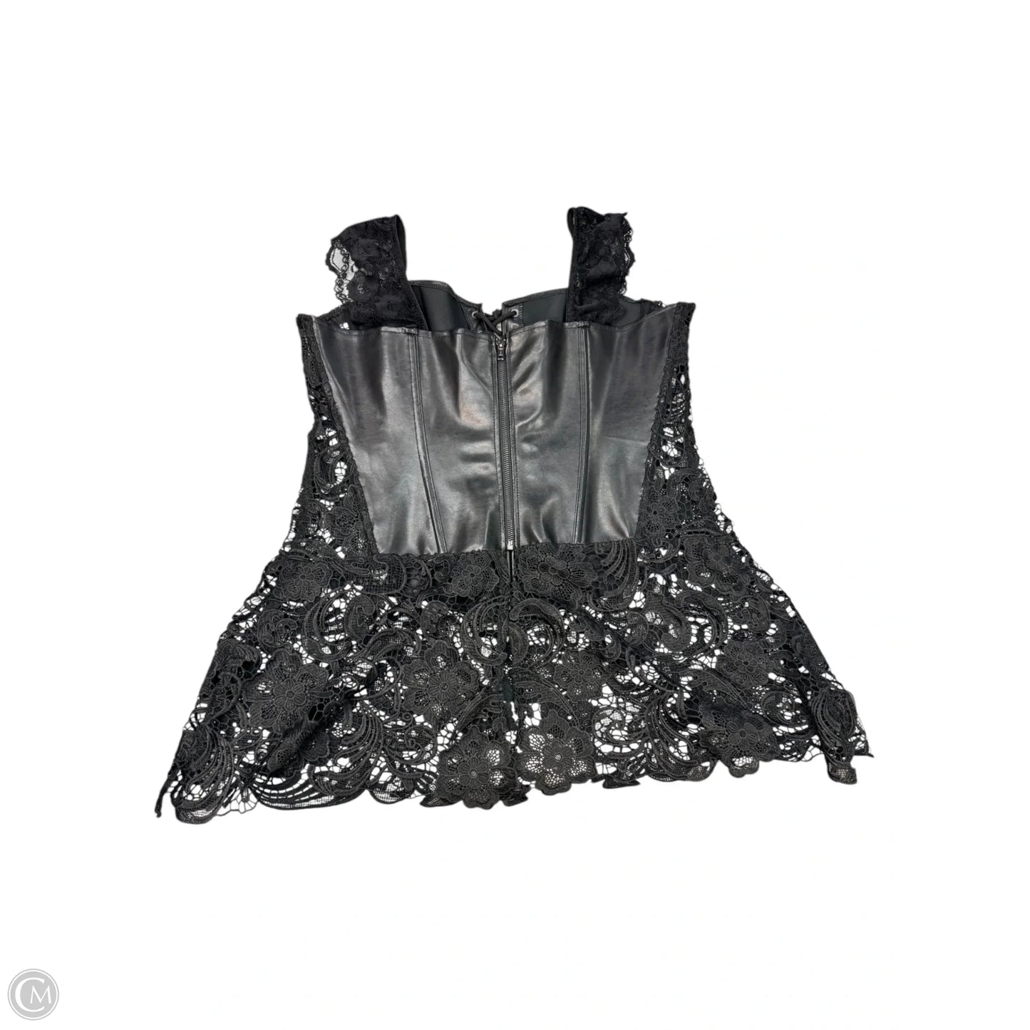 Top Sleeveless By Clothes Mentor In Black, Size: 4x