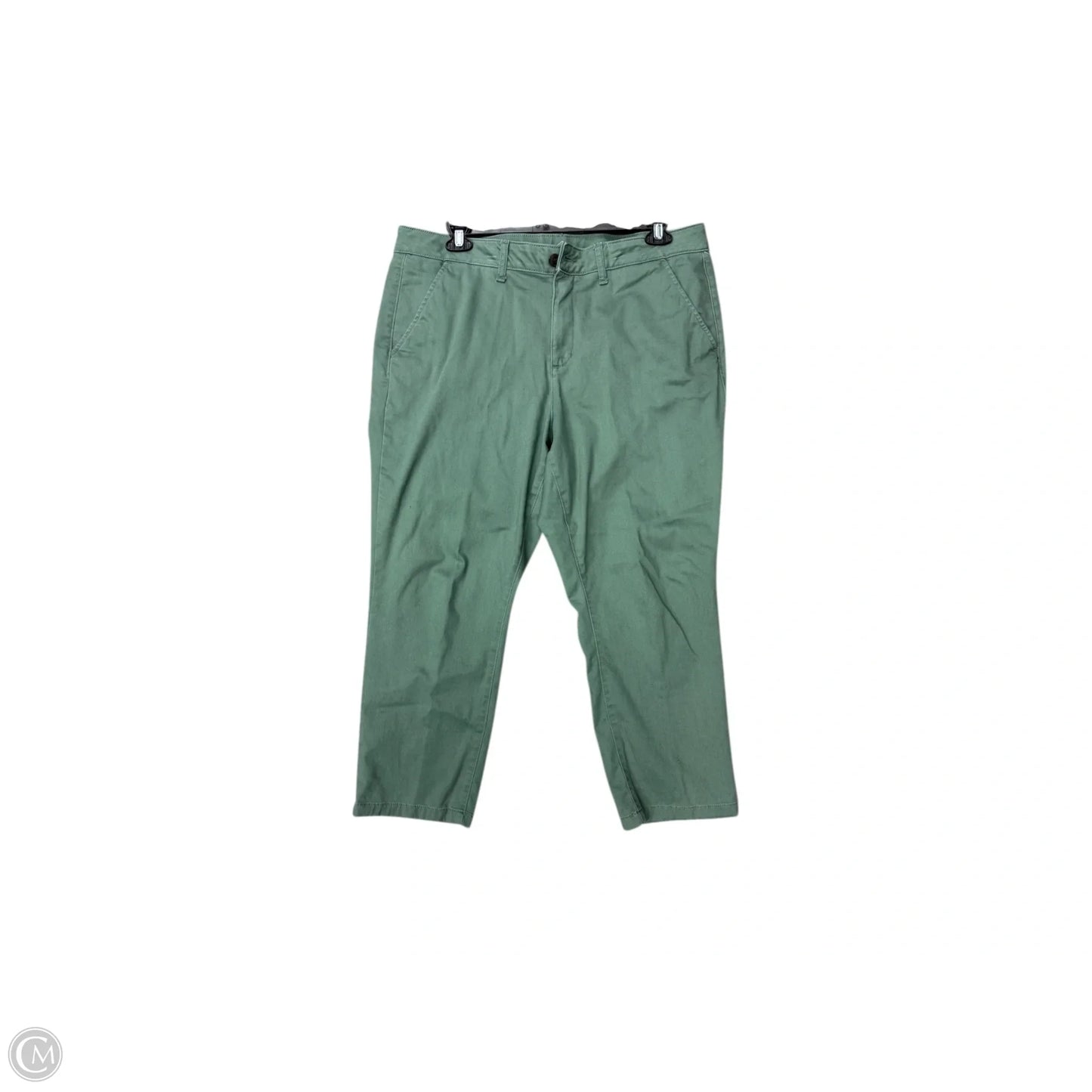Pants Cropped By St Johns Bay In Green, Size: 18