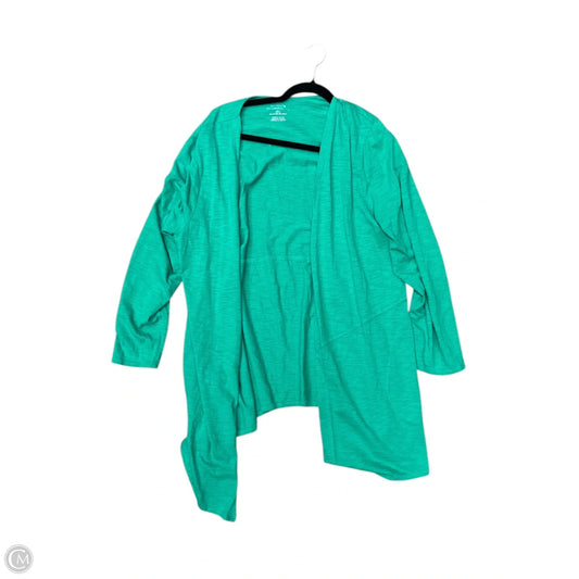 Cardigan By Chicos In Green, Size: Xl