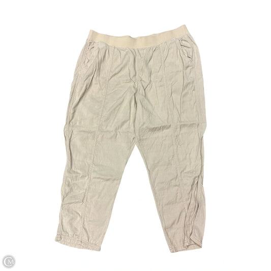 Pants Linen By Sonoma In Tan, Size: 18