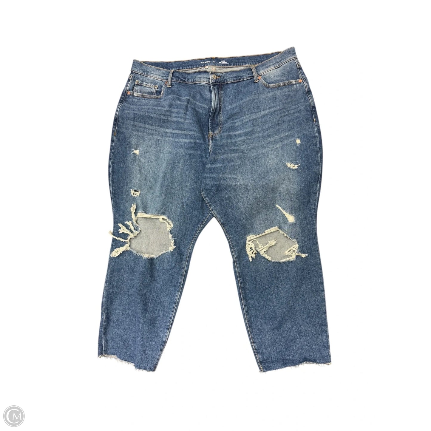 Jeans Boyfriend By Old Navy In Blue Denim, Size: 26