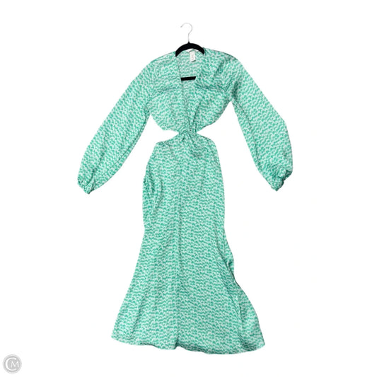 Dress Casual Maxi By H&m In Green, Size: 2