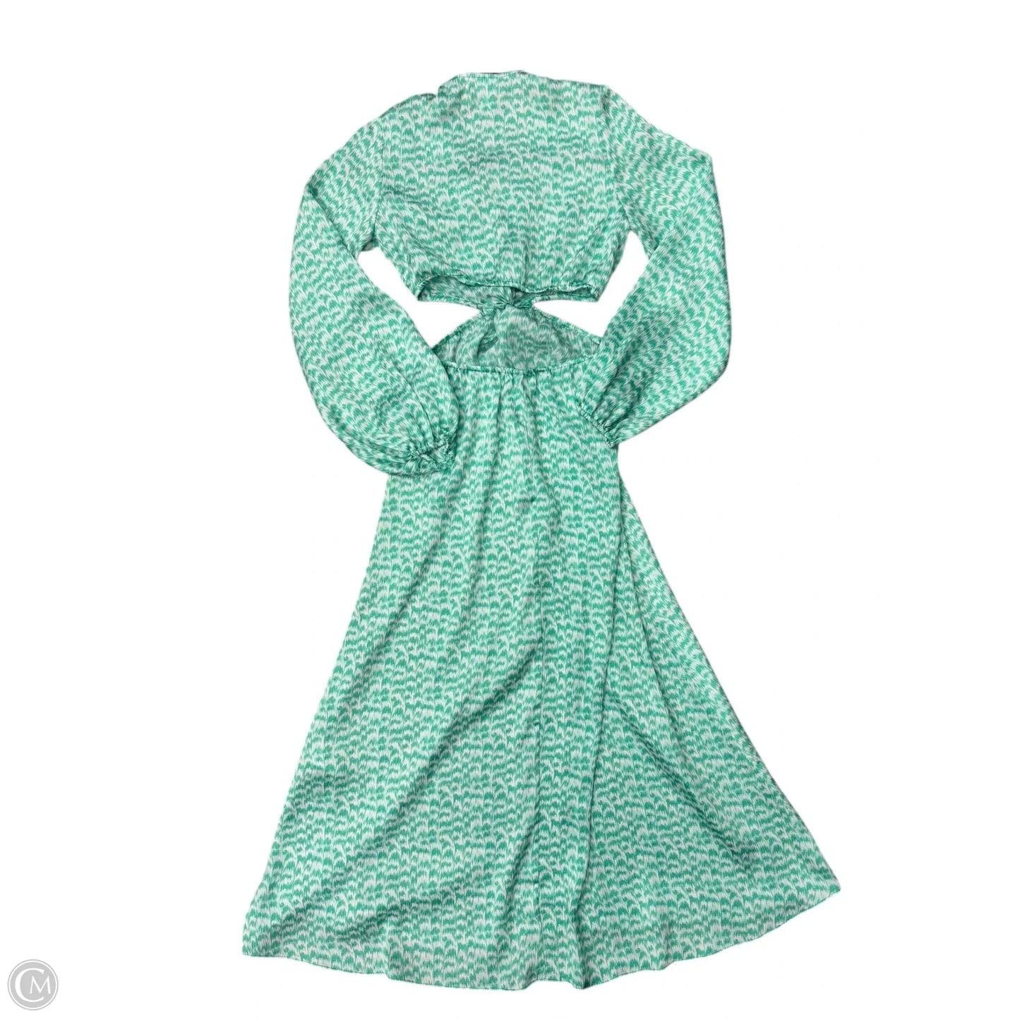 Dress Casual Maxi By H&m In Green, Size: 2