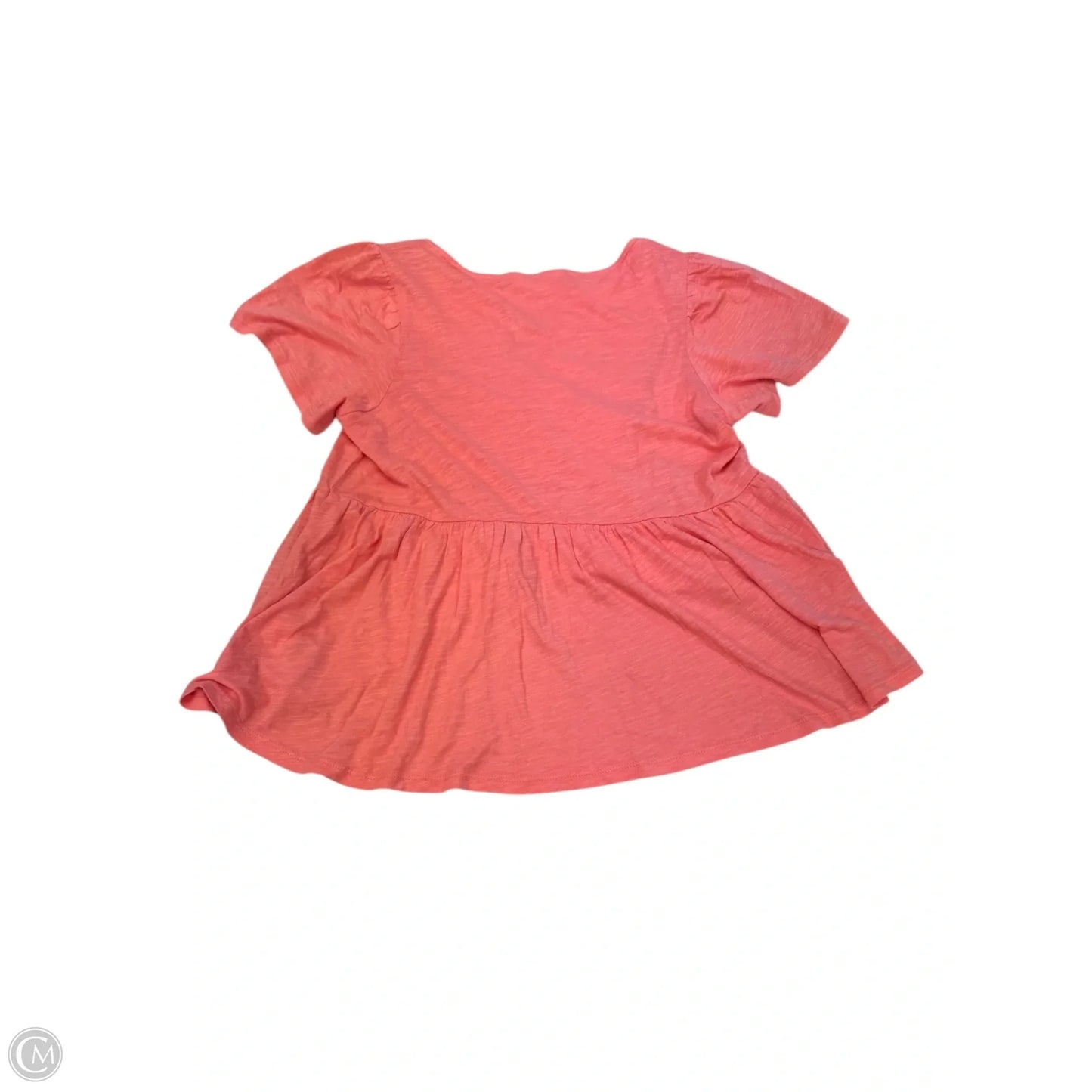 Top Short Sleeve By Lucky Brand In Pink, Size: Xs