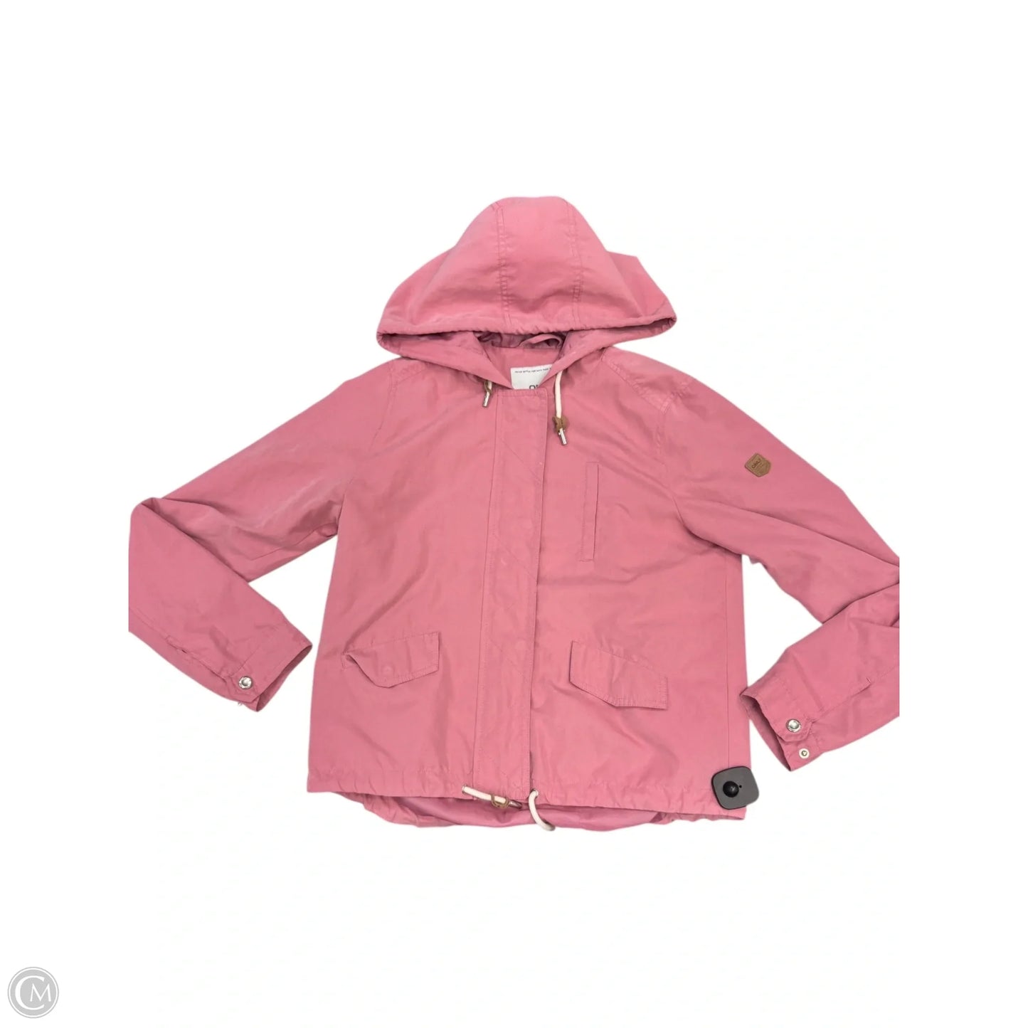 Jacket Windbreaker By Clothes Mentor In Pink, Size: S