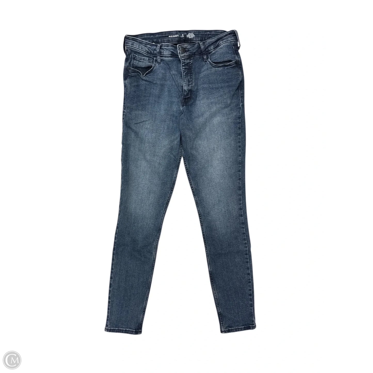 Jeans Skinny By Old Navy In Blue Denim, Size: 10l