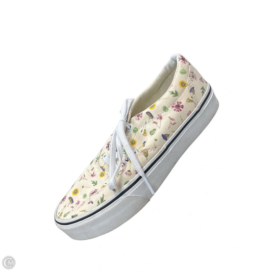 Shoes Sneakers By Vans In Floral Print, Size: 6.5