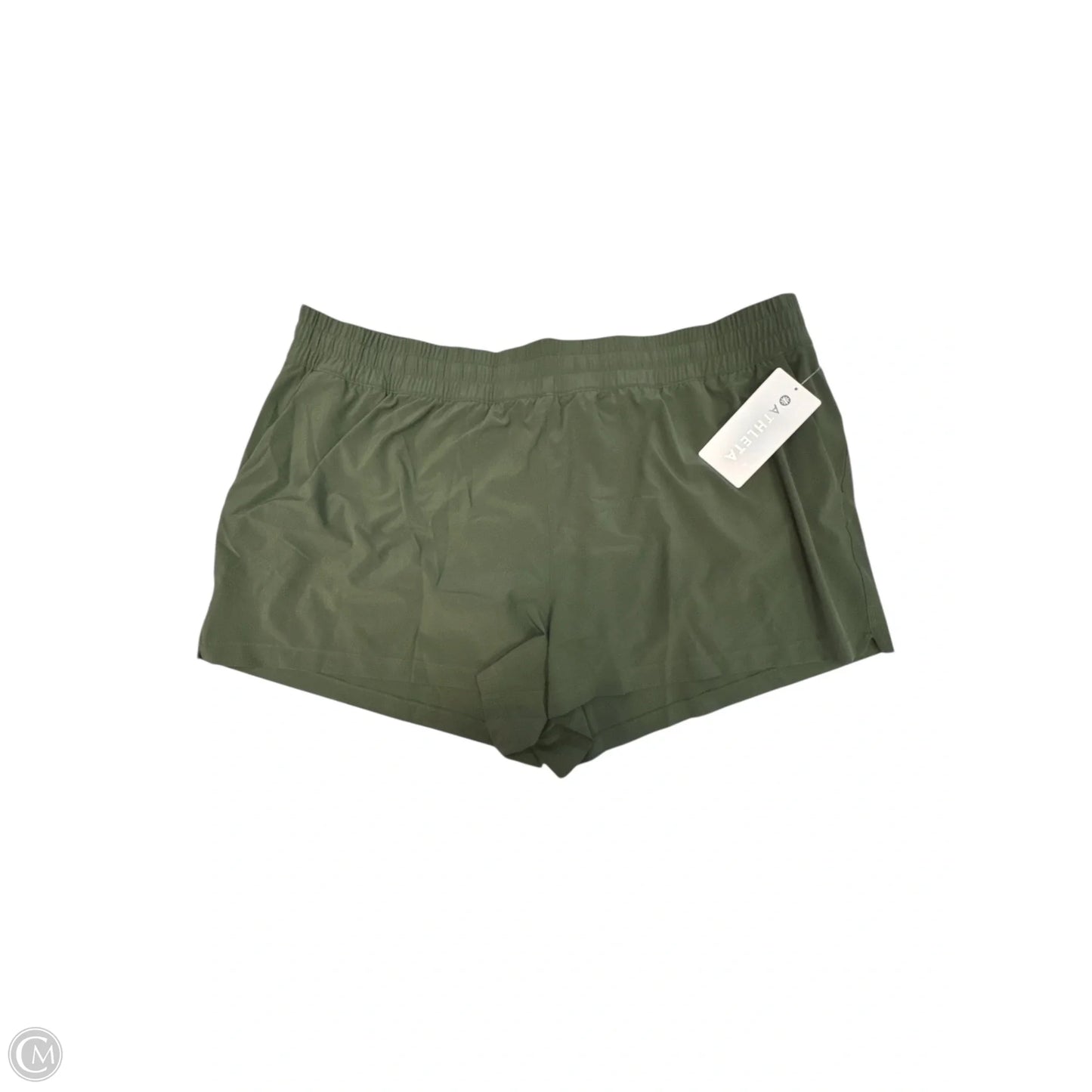 Athletic Shorts By Athleta In Green, Size: 2x