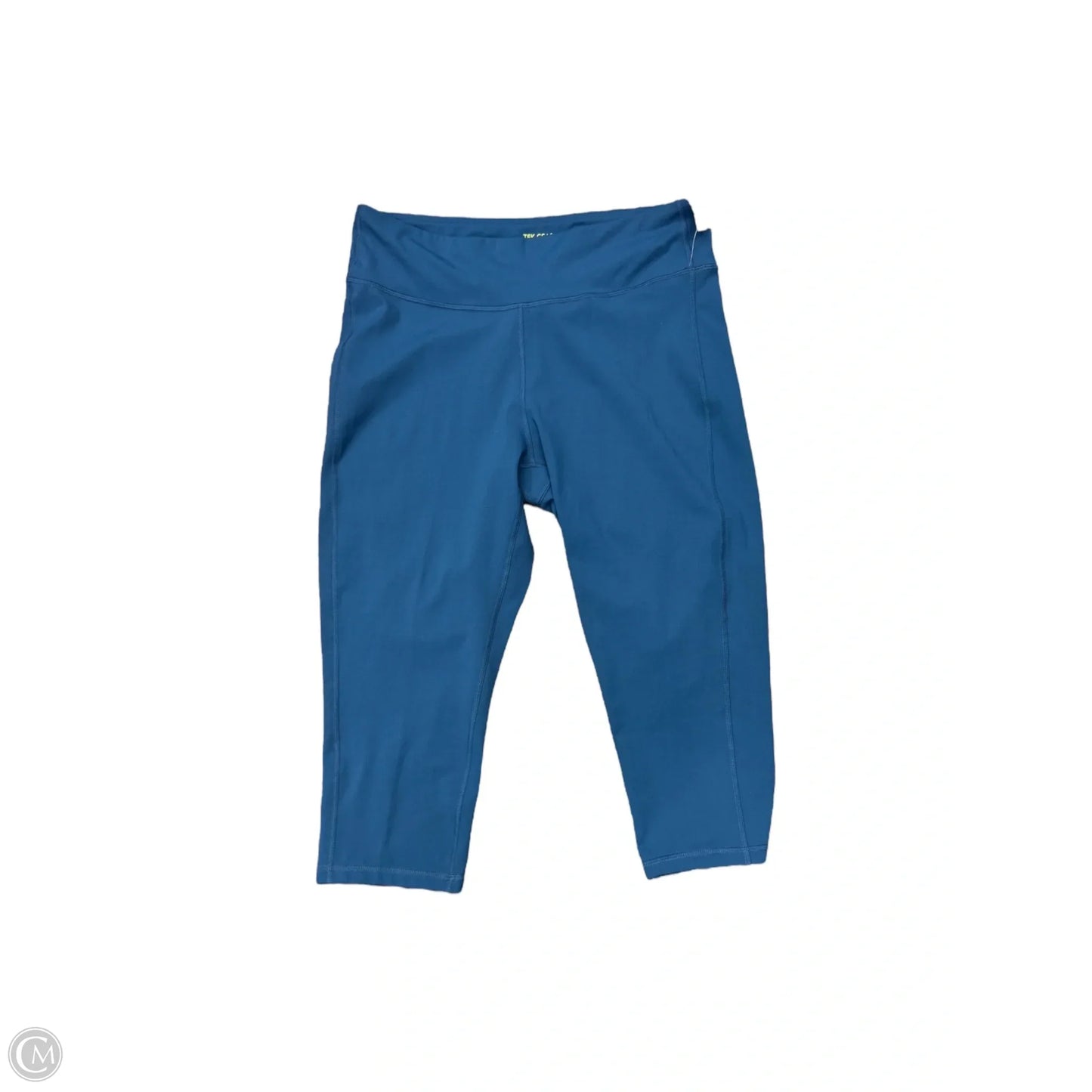 Athletic Capris By Tek Gear In Teal, Size: Xxl