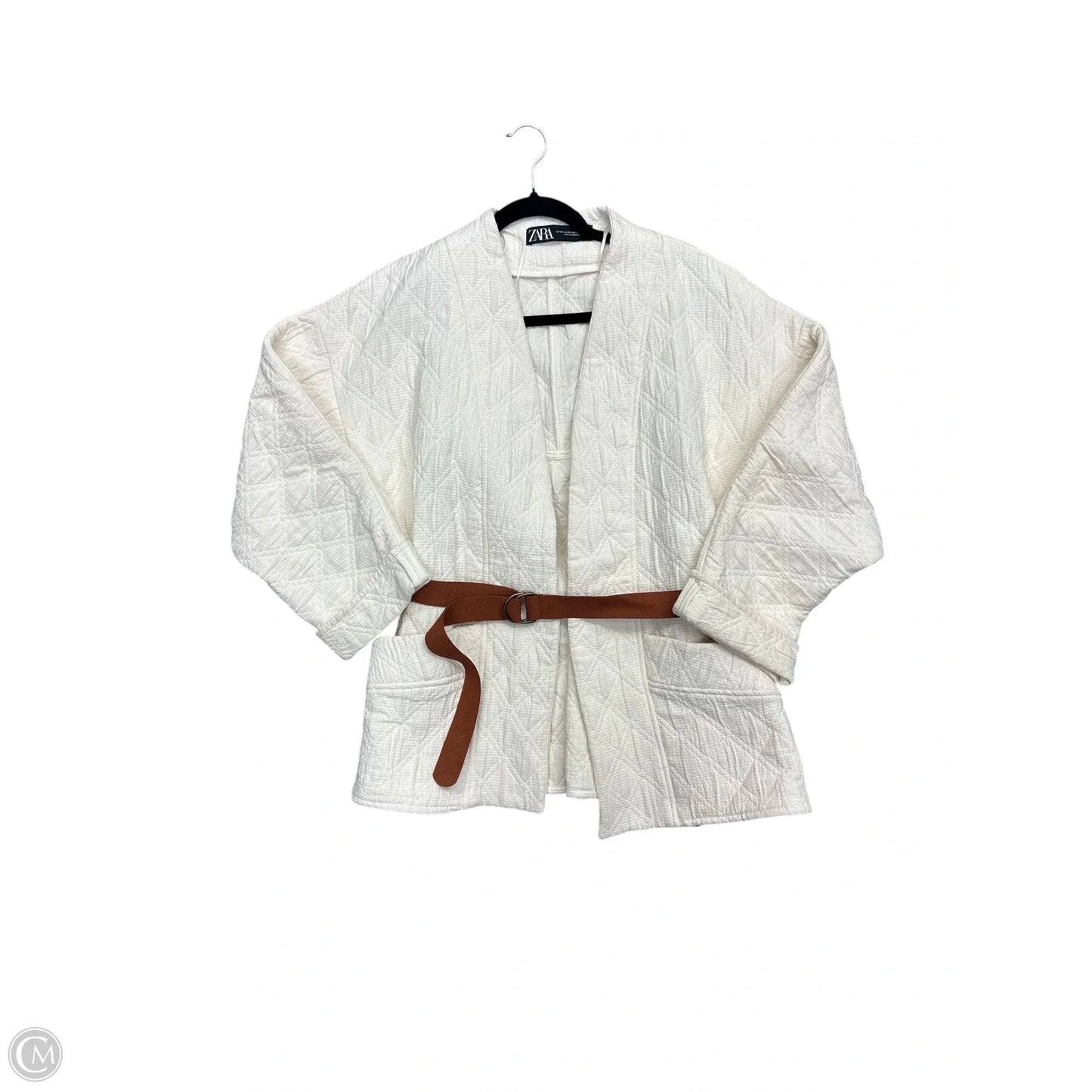 Jacket Other By Zara Basic In Cream, Size: M