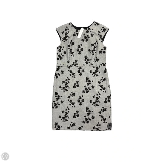 Dress Casual Midi By Ann Taylor In Grey, Size: 18