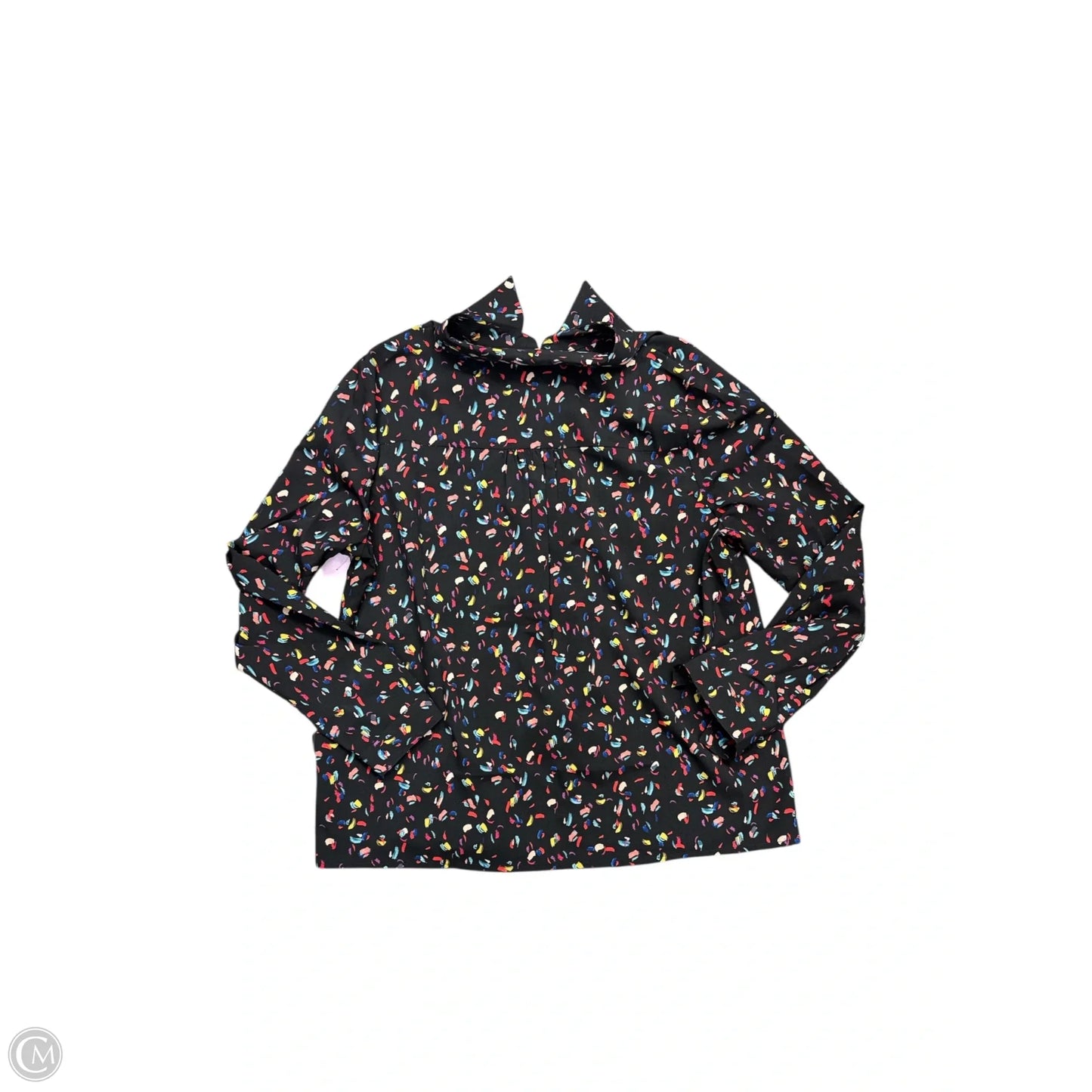 Blouse Long Sleeve By Cabi In Black, Size: L