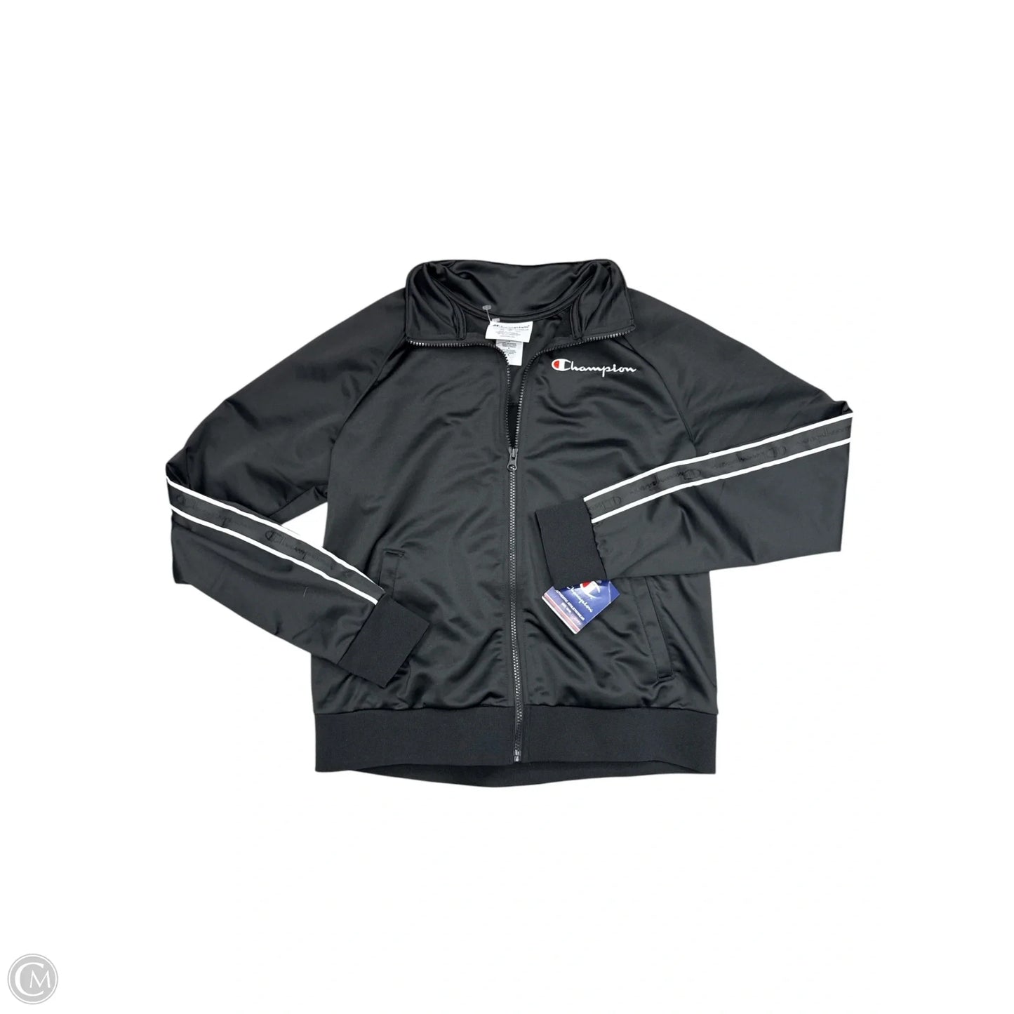 Athletic Jacket By Champion In Black, Size: M
