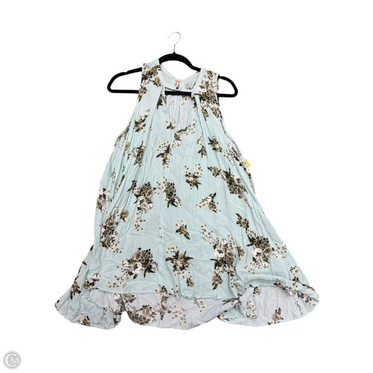 Tunic Sleeveless By Free People In Aqua, Size: S