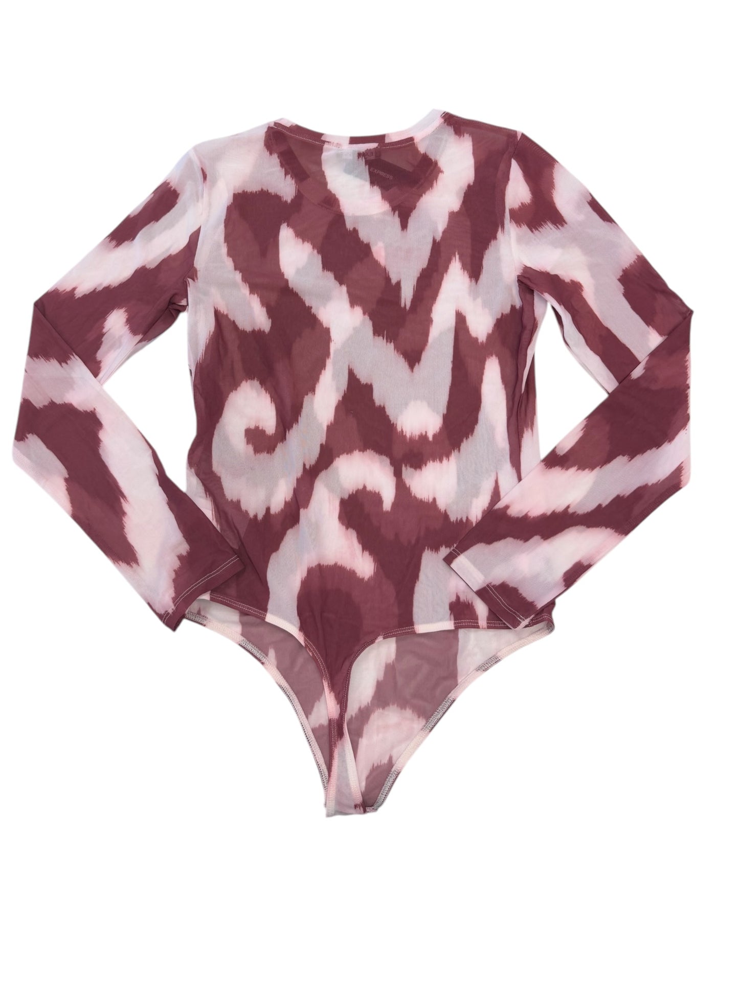 Bodysuit By Express In Red, Size: M