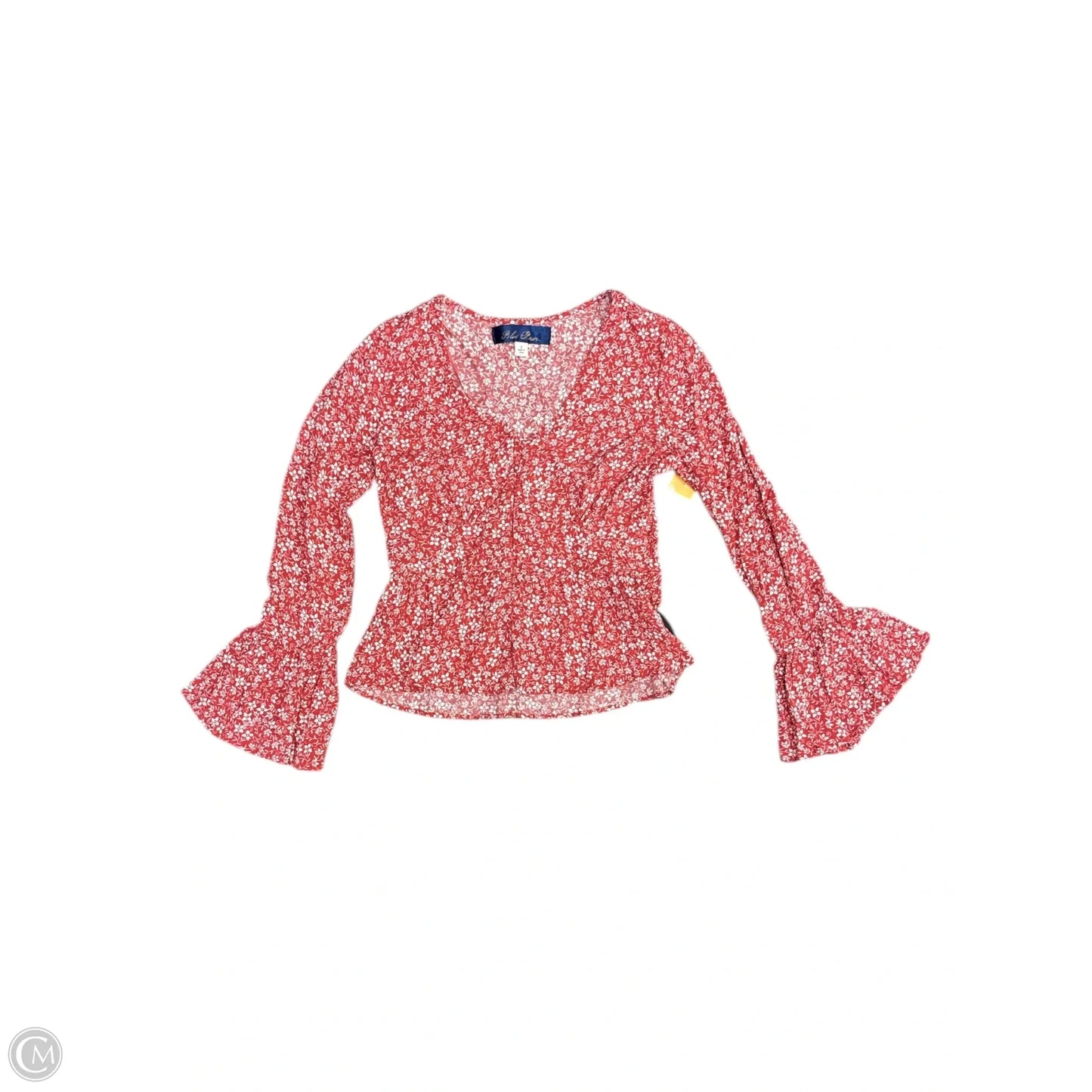 Top Long Sleeve By Francesca's In Red, Size: S