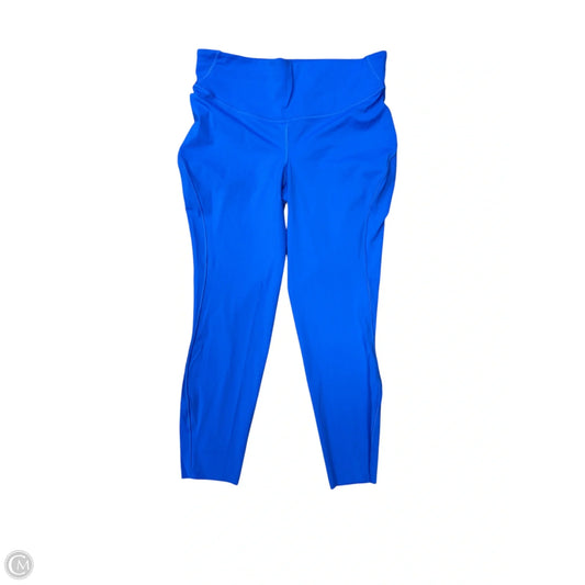 Athletic Capris By Lululemon In Blue, Size: L