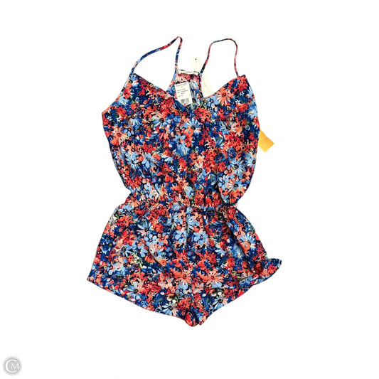Romper By Timing In Floral Print, Size: 8