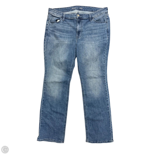 Jeans Boot Cut By Old Navy In Blue Denim, Size: 14