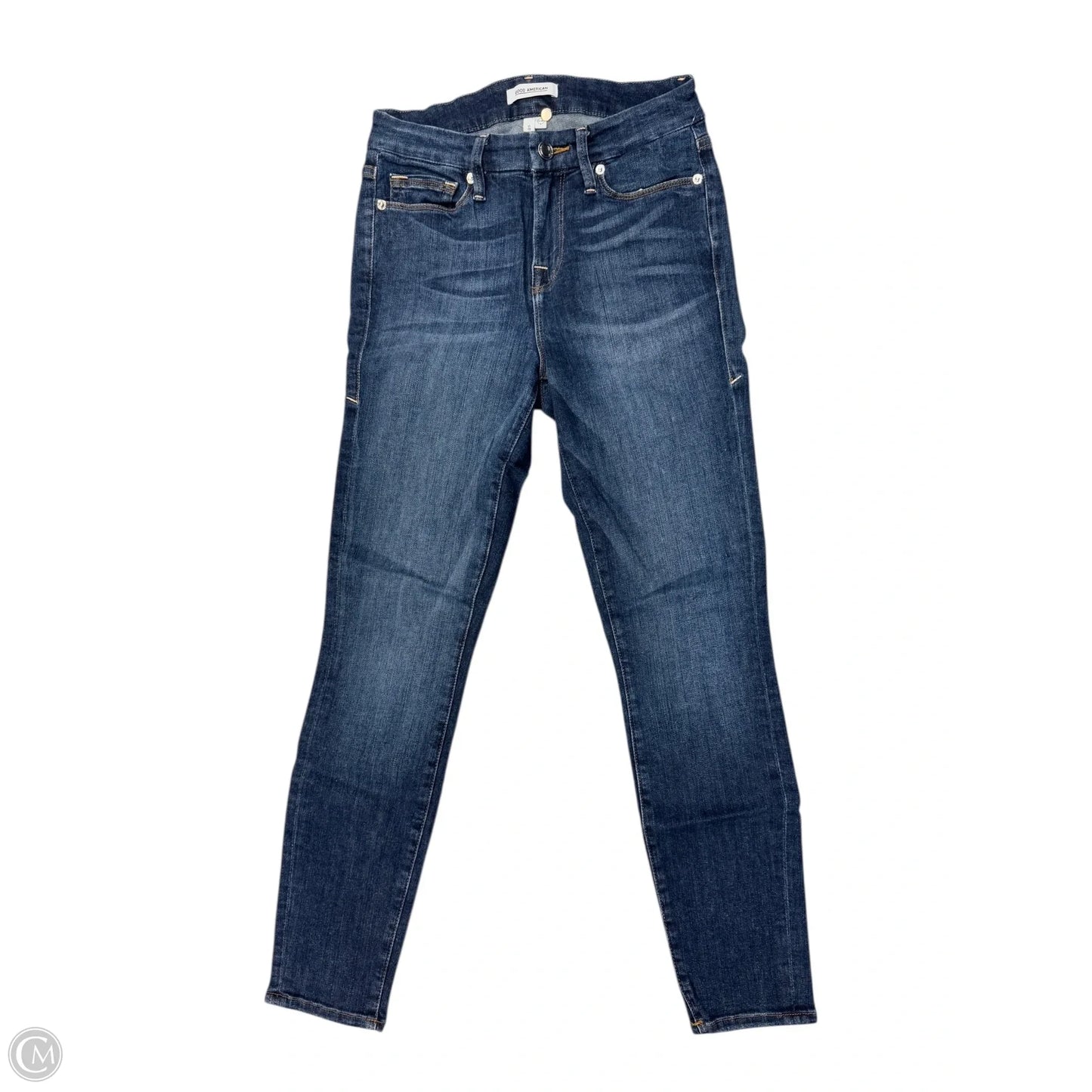 Jeans Designer By Good American In Blue Denim, Size: 2