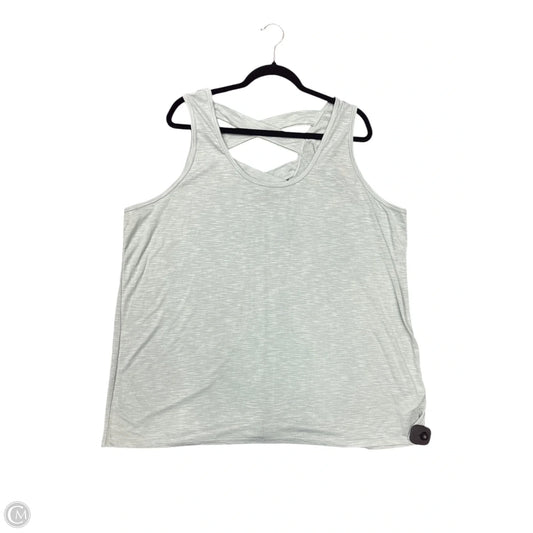 Athletic Tank Top By Gaiam In Ivory, Size: 1x