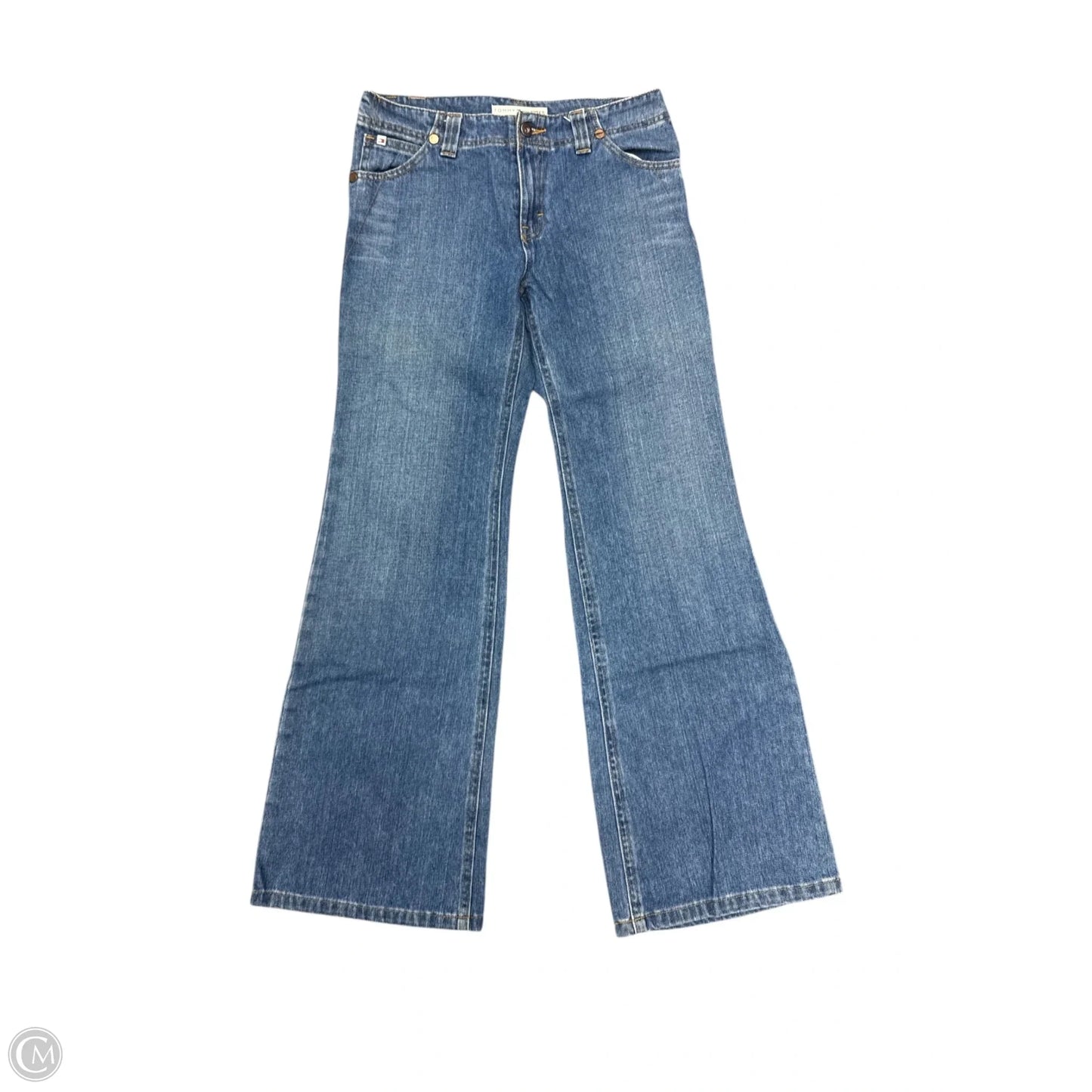 Jeans Flared By Tommy Hilfiger In Blue Denim, Size: 4