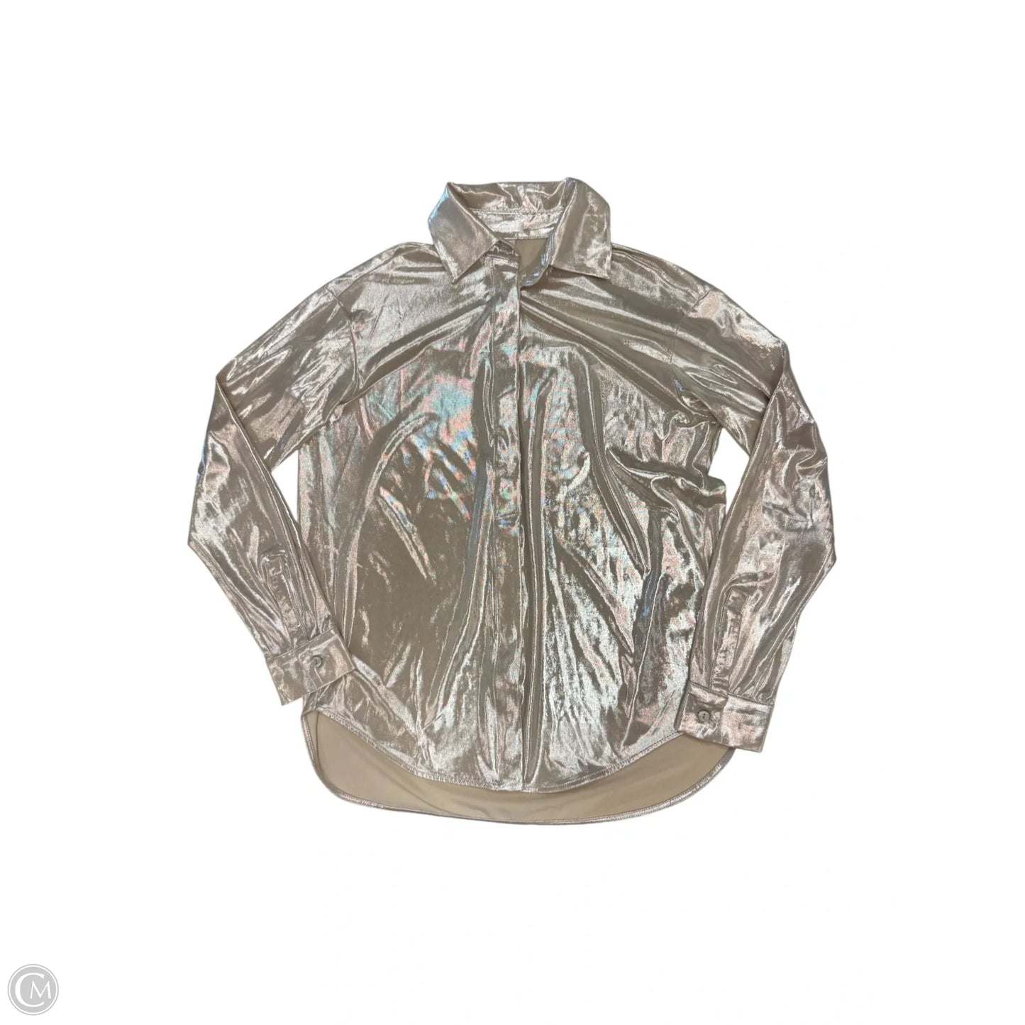 Top Long Sleeve By Anthropologie In Cream, Size: Xxs