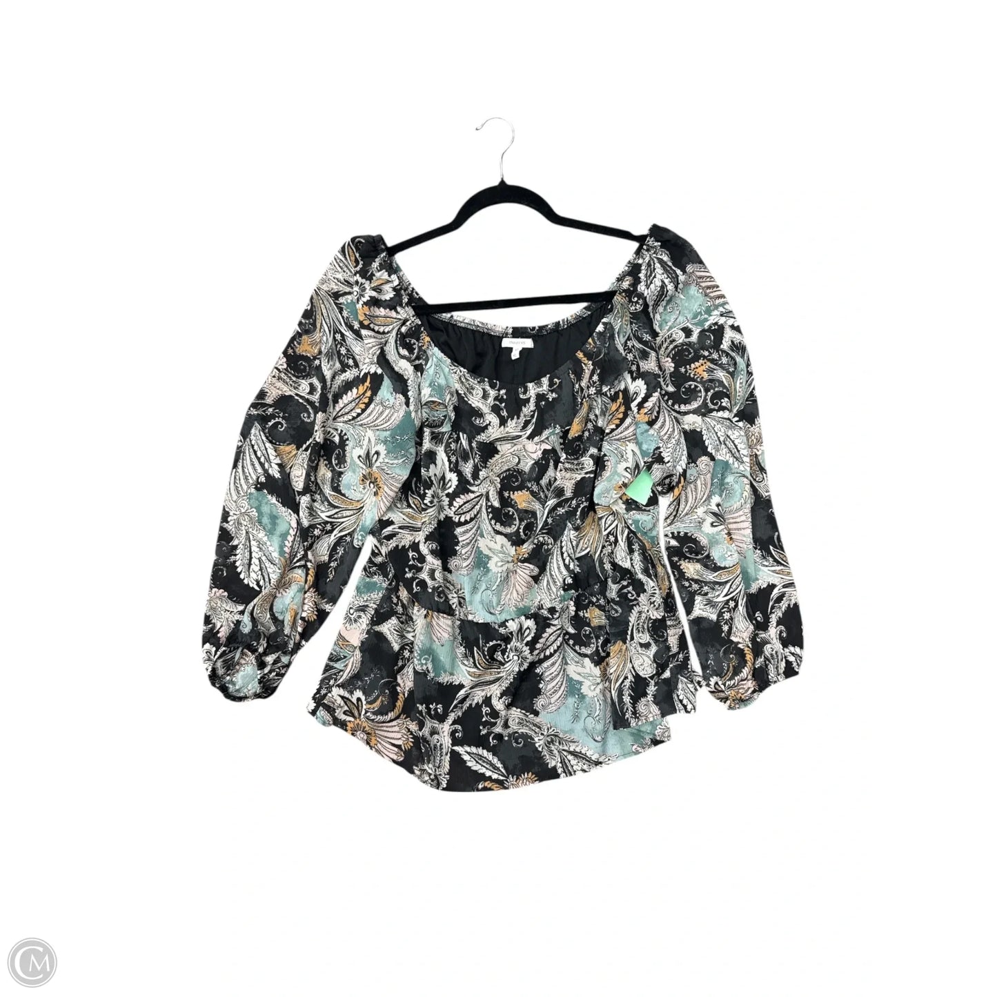 Top Long Sleeve By Maurices In Multi-colored, Size: Xl