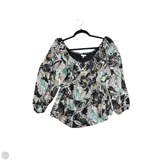 Top Long Sleeve By Maurices In Multi-colored, Size: Xl