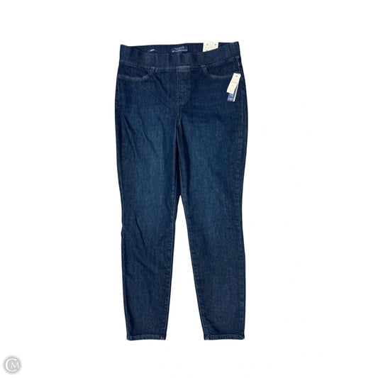 Jeans Skinny By Talbots In Blue Denim, Size: 10