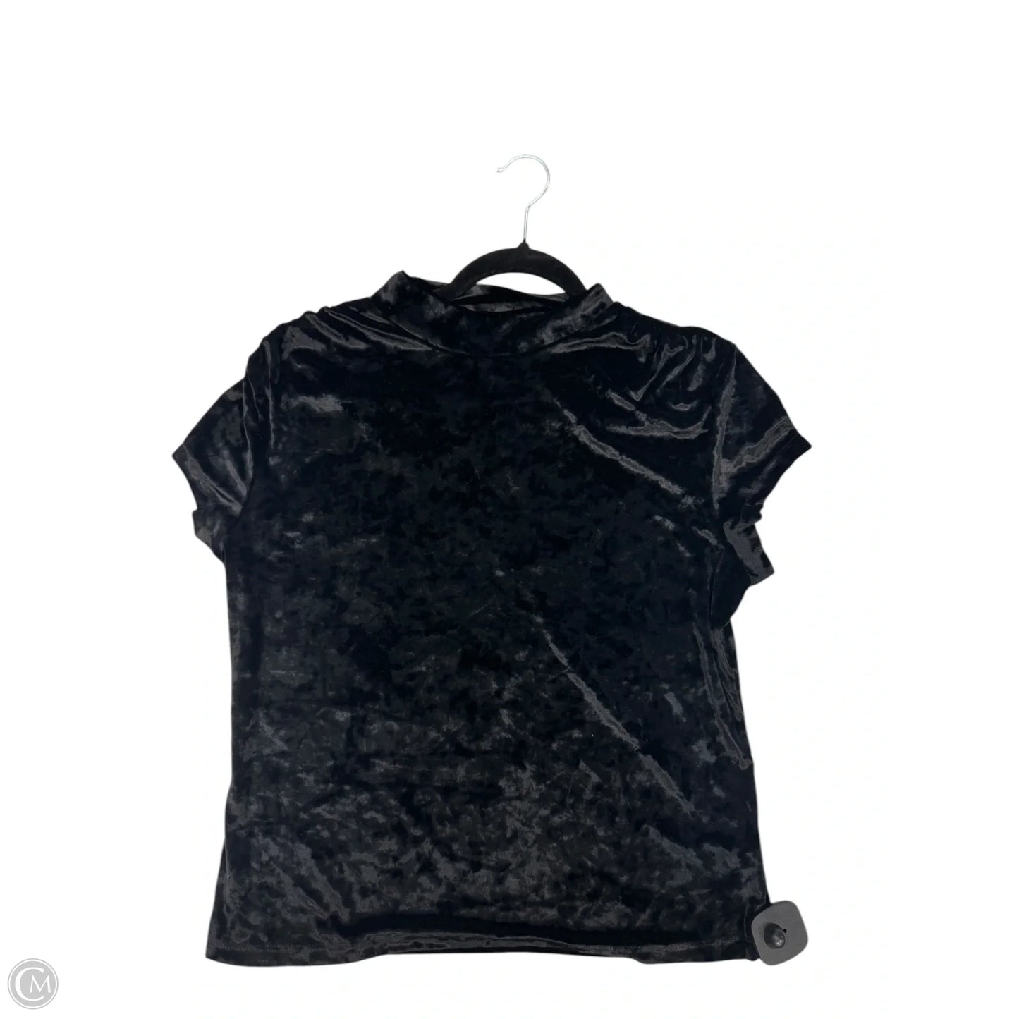 Top Short Sleeve By A New Day In Black, Size: L