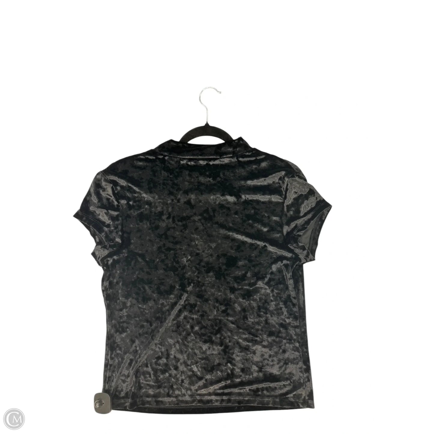 Top Short Sleeve By A New Day In Black, Size: L