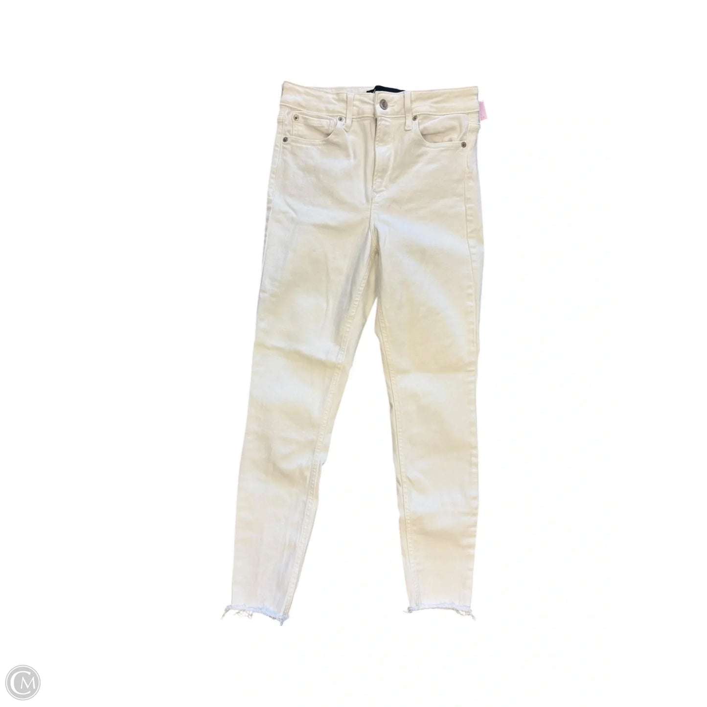 Jeans Skinny By Gap In White, Size: 6