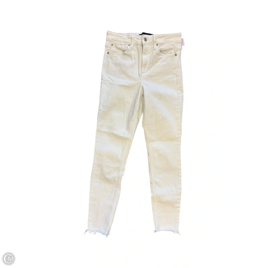 Jeans Skinny By Gap In White, Size: 6