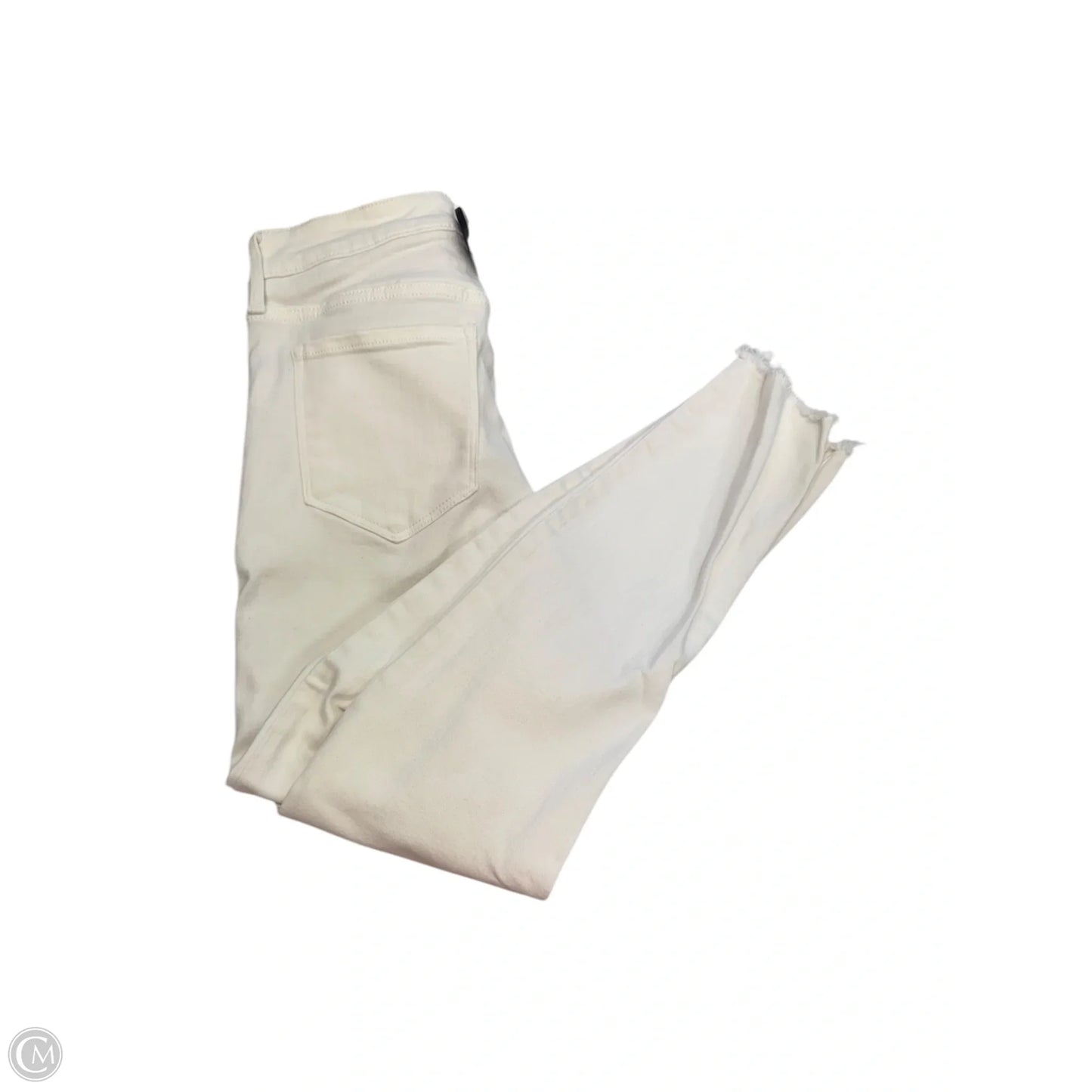 Jeans Skinny By Gap In White, Size: 6