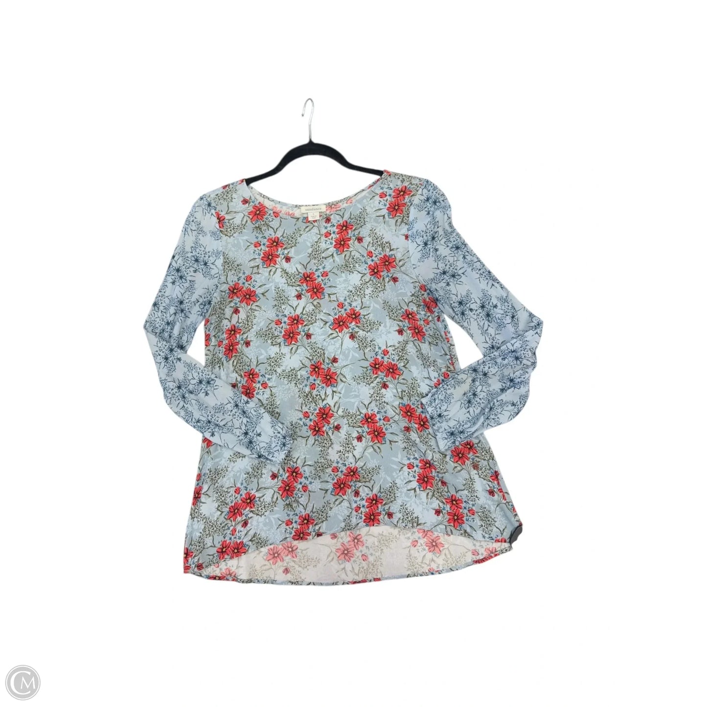 Top Long Sleeve By Sundance In Floral Print, Size: S
