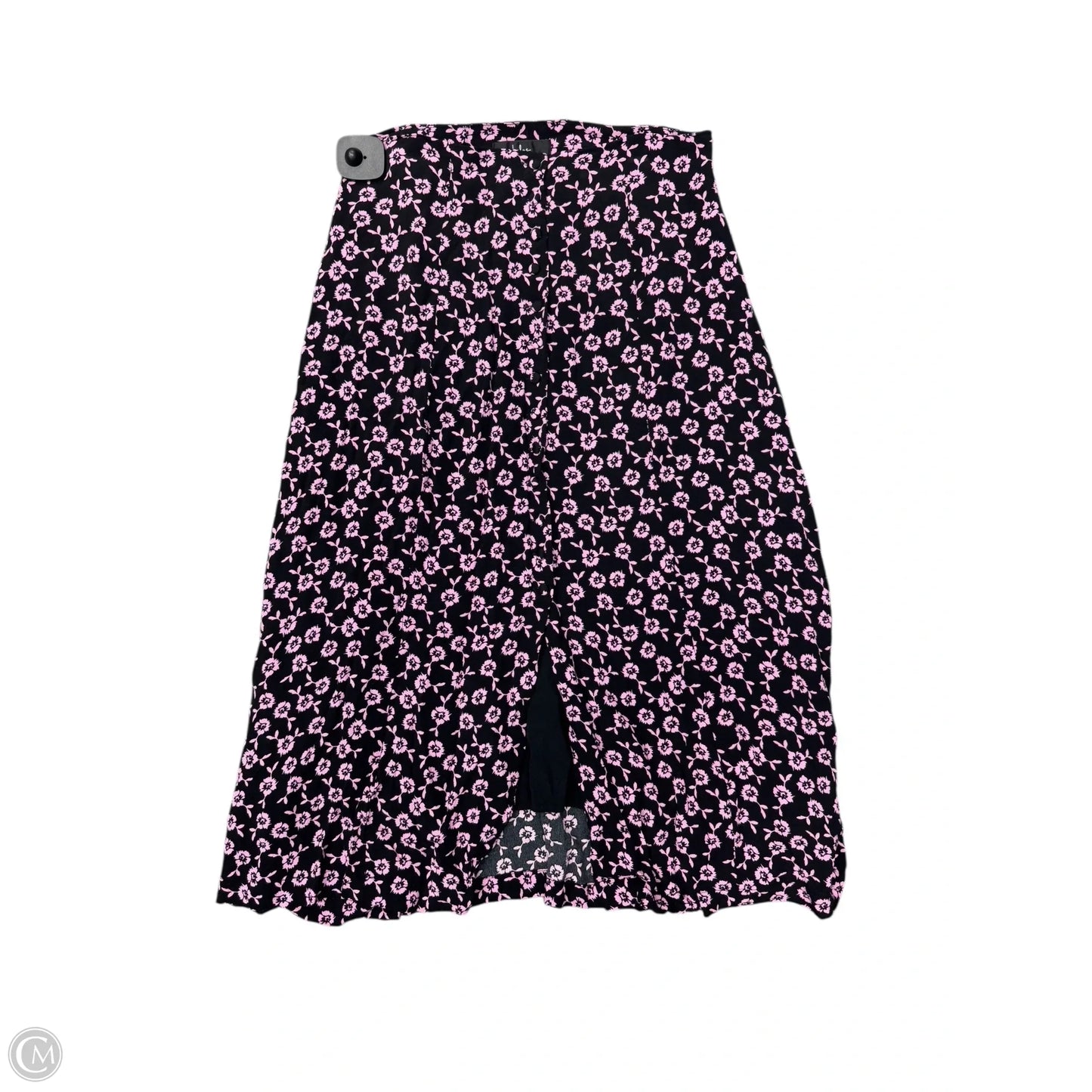 Skirt Maxi By Lulus In Black & Pink, Size: M