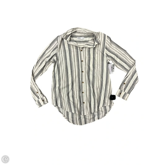 Top Long Sleeve By Sonoma In Cream, Size: Xs