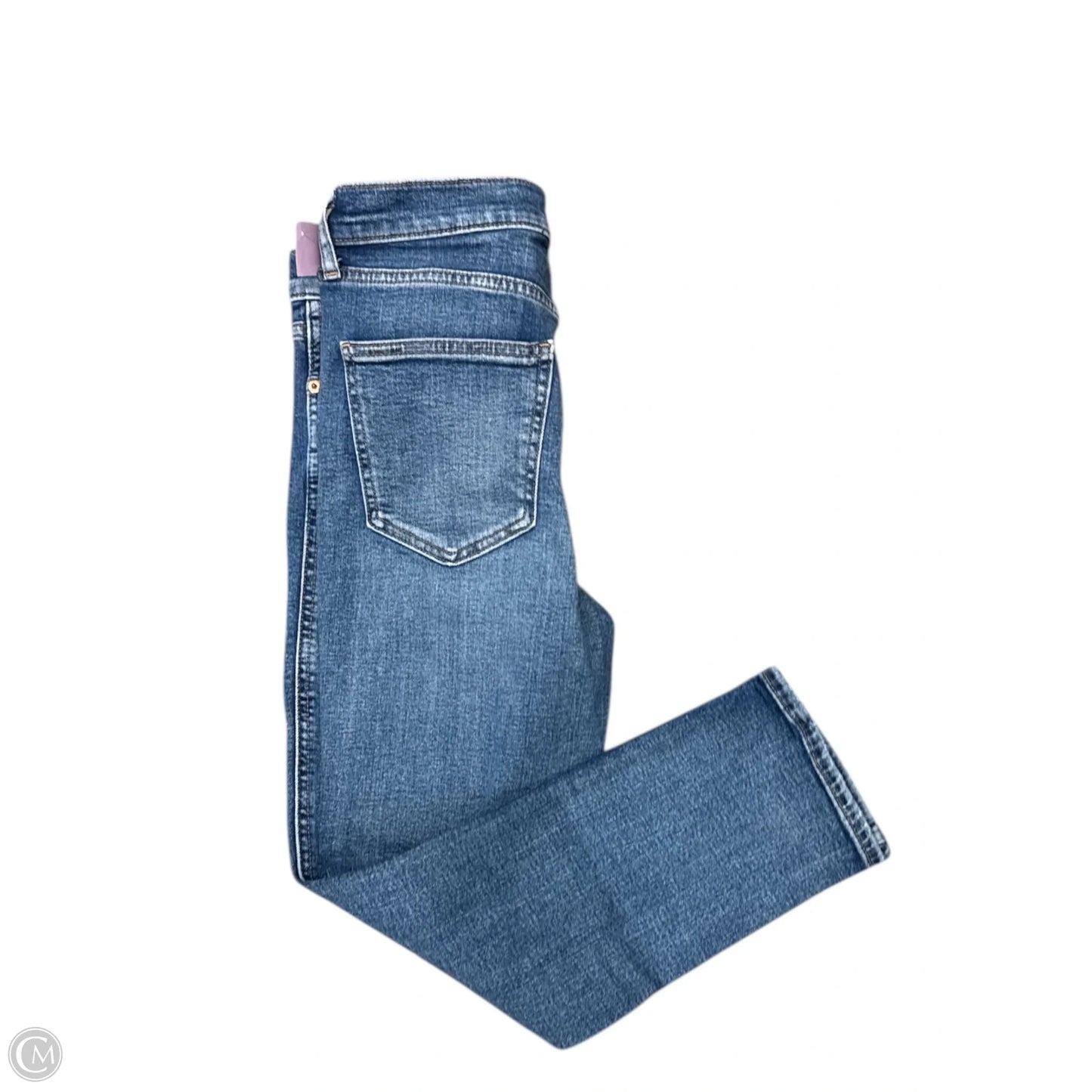 Jeans Straight By Gap In Blue Denim, Size: 6p